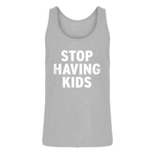 Mens STOP HAVING KIDS Jersey Tank Top