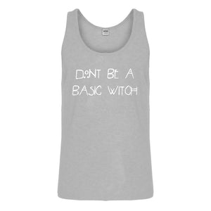 Tank Dont Be a Basic Witch Mens Jersey Tank Top