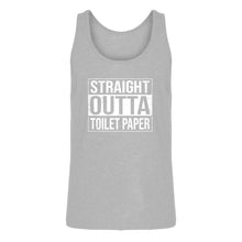 Mens Straight Outta Toilet Paper Jersey Tank Top