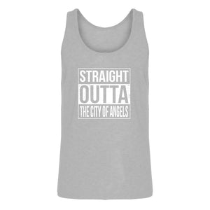 Mens Straight Outta The City of Angels Jersey Tank Top