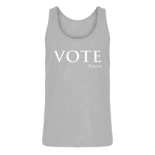Mens Vote -Plato Jersey Tank Top