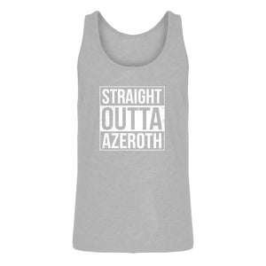 Mens Straight Outta Azeroth Jersey Tank Top