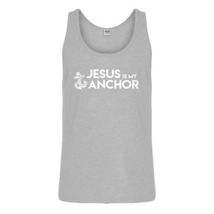 Tank Jesus is My Anchor Mens Jersey Tank Top