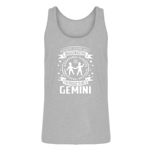 Tank Gemini Astrology Zodiac Sign Mens Jersey Tank Top