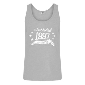 Tank Established 1997 Mens Jersey Tank Top