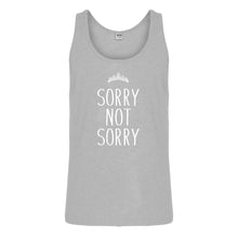Tank Sorry Not Sorry Mens Jersey Tank Top