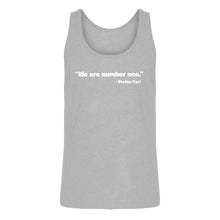 Mens We are Number One Jersey Tank Top