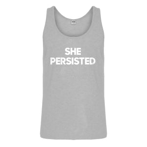 Tank She Persisted Mens Jersey Tank Top