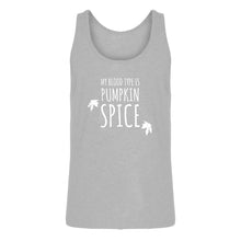 Mens My Blood Type is Pumpkin Spice Jersey Tank Top