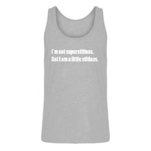 Mens I'm not superstitious Jersey Tank Top