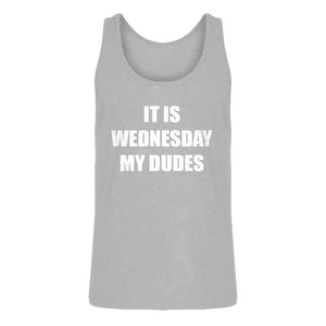 Tank It is Wednesday My Dudes Mens Jersey Tank Top