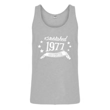 Tank Established 1977 Mens Jersey Tank Top