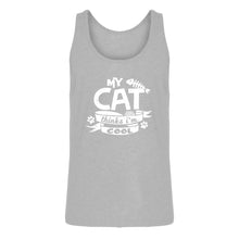 Mens My Cat Thinks I'm Cool Jersey Tank Top
