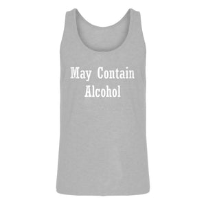 Mens May Contain Alcohol Jersey Tank Top