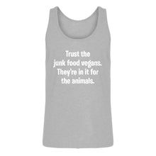 Mens Junk Food Vegans Jersey Tank Top