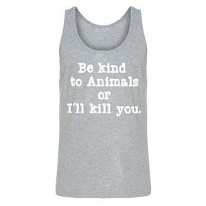Tank Be Kind to Animals Mens Jersey Tank Top