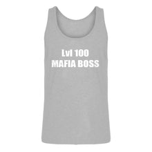 Mens Lvl 100 Mafia Boss Jersey Tank Top