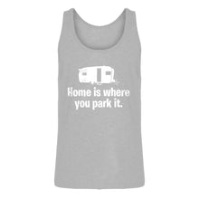 Mens Home is Where you Park it Jersey Tank Top