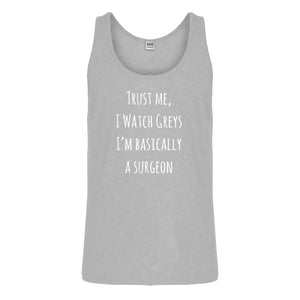 Tank Trust Me, I Watch Greys Mens Jersey Tank Top
