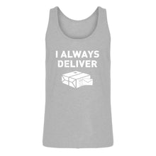 Mens I Always Deliver Jersey Tank Top