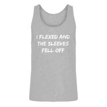 Mens I Flexed and the Sleeves Fell Off Jersey Tank Top