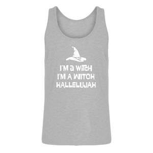 Mens Im a Witch Hallelujah Jersey Tank Top