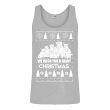 Tank We Wish You a Hairy Christmas Mens Jersey Tank Top