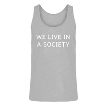 Mens We Live in a Society Jersey Tank Top