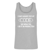 Tank I Dont Always Code Mens Jersey Tank Top