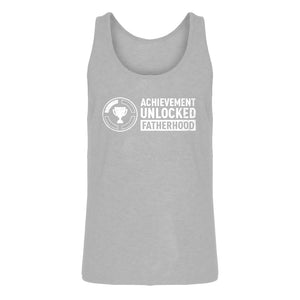 Mens Achievement Unlocked Fatherhood Jersey Tank Top