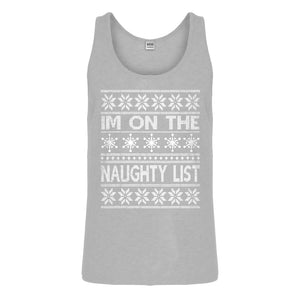 Tank Im on the Naughty List Mens Jersey Tank Top