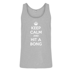 Tank Keep Calm and Hit a Bong Mens Jersey Tank Top
