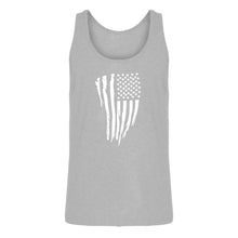 Mens American Flag Vertical Jersey Tank Top