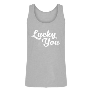 Mens Lucky You Jersey Tank Top