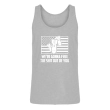 Mens We're Gonna Free the Shit Out of You Jersey Tank Top