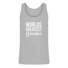 Mens World's Greatest Grandpa Jersey Tank Top