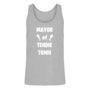 Mens Mayor of Tendie Town Jersey Tank Top