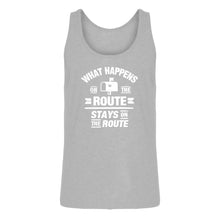 Tank What Happens on the Route Stays on the Route Mens Jersey Tank Top