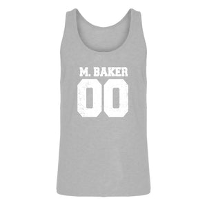 Mens M. BAKER 00 Jersey Tank Top