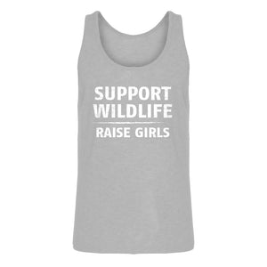 Mens Support Wildlife Raise Girls Jersey Tank Top