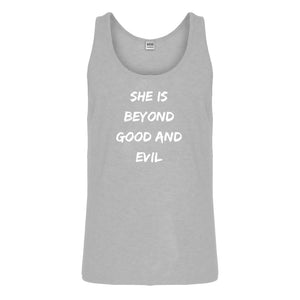 Tank She is Beyond Good and Evil Mens Jersey Tank Top