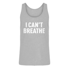 Mens I Can't Breathe Jersey Tank Top