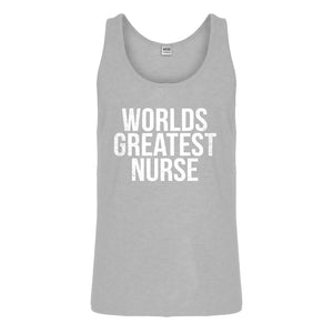 Tank Worlds Greatest Nurse Mens Jersey Tank Top