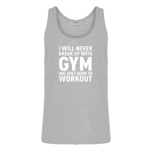 Tank Never Break Up With Gym Mens Jersey Tank Top