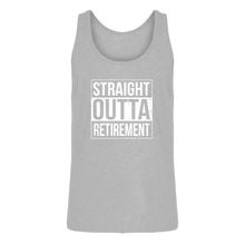 Mens Straight Outta Retirement Jersey Tank Top