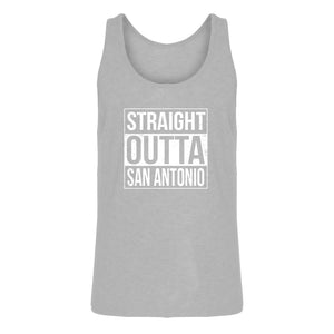 Mens Straight Outta San Antonio Jersey Tank Top