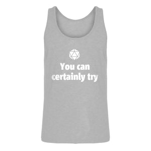 Mens You Can Certainly Try DnD Jersey Tank Top