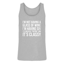 Mens Its Called a Tasting and It's Classy Jersey Tank Top