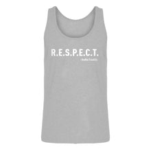 Mens RESPECT Jersey Tank Top