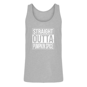 Mens Straight Outta Pumpkin Spice Jersey Tank Top